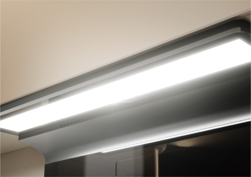 Features full lighting from the canopy