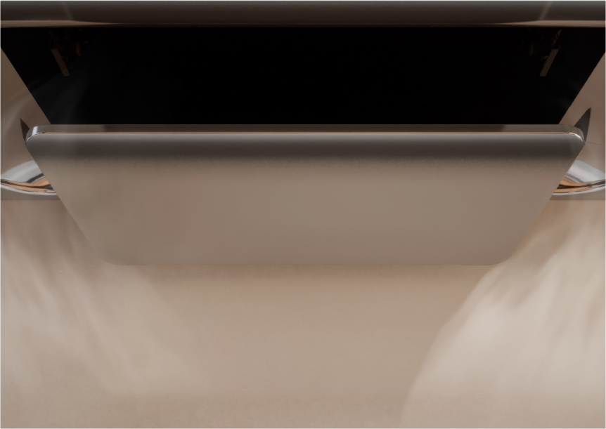 Features a Japanese baffle plate