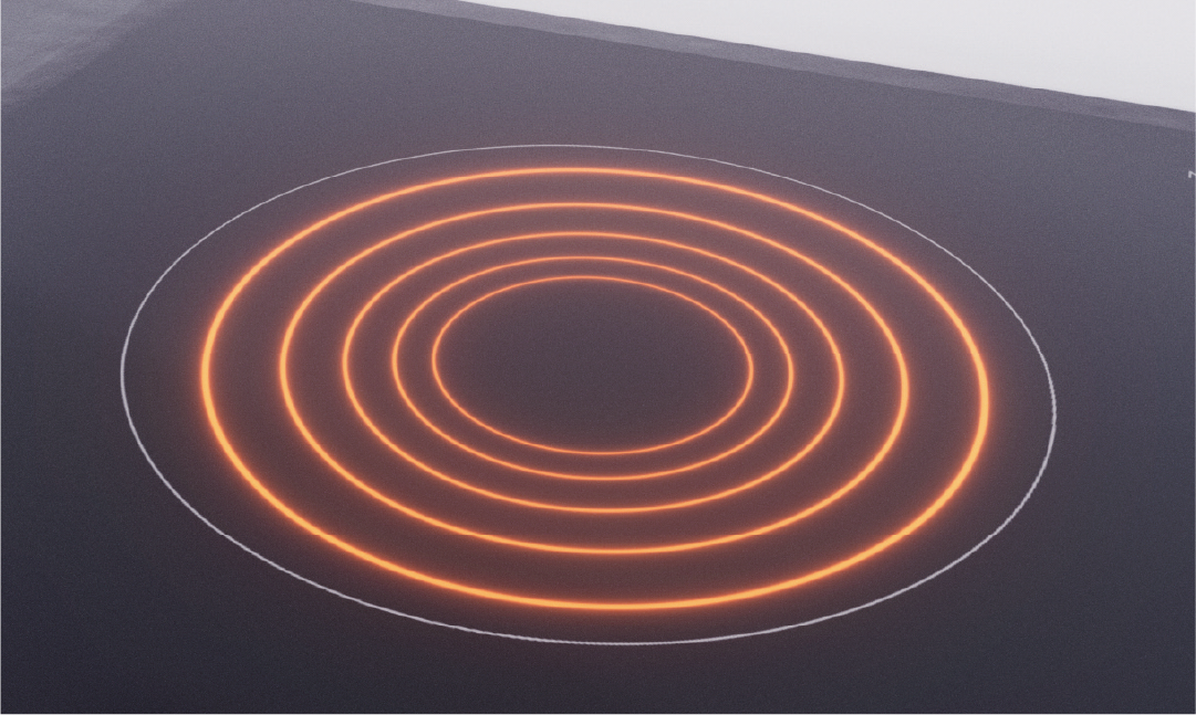 Equipped with two high output heaters with a maximum output of 3 kW and eight-level output adjustment*